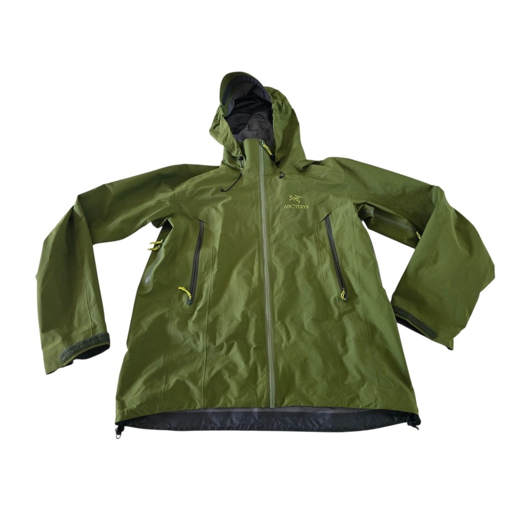Arc'teryx Beta AR Mens Size Large Gore-Tex Jacket With Hood Green